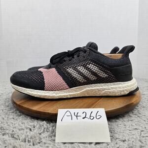 Adidas Womens 11.5 Ultra Boost ST Grey Casual Lifestyle Gym Daily Running Shoe